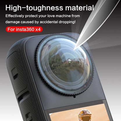 Lens Guard HD For Insta360 X4 Camera Lens Protector Tempered PC Material Rotating Scratch Resistant Accessories