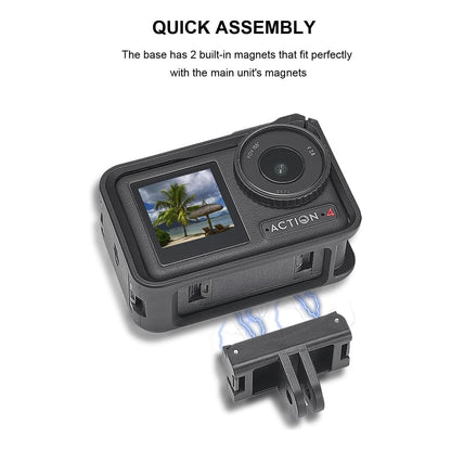 Getzget Quick Release Mount For DJI Osmo Action 5 Pro/4/3 & Osmo 360