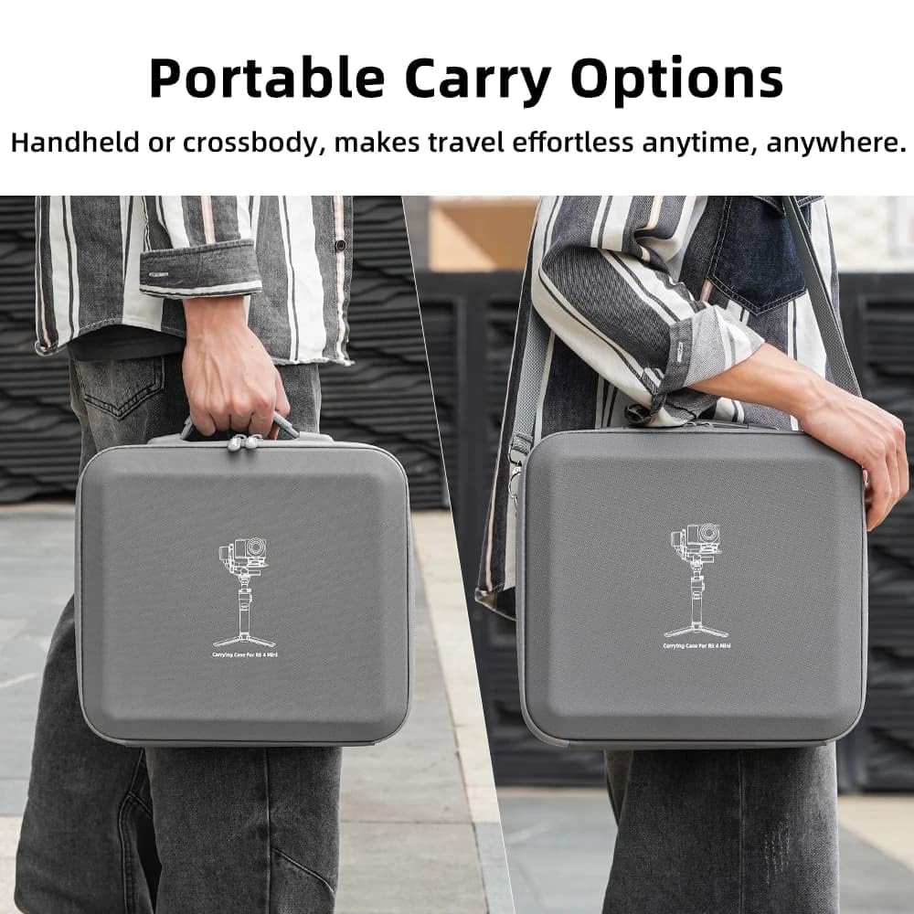 Splash-Proof Carrying Case for DJI RS 4 Mini DSLR Gimbal (view 6)