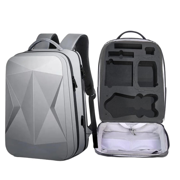Hard Waterproof Backpack for DJI Mavic 4 Pro (EVA Foam, Safety Belt, Grey)