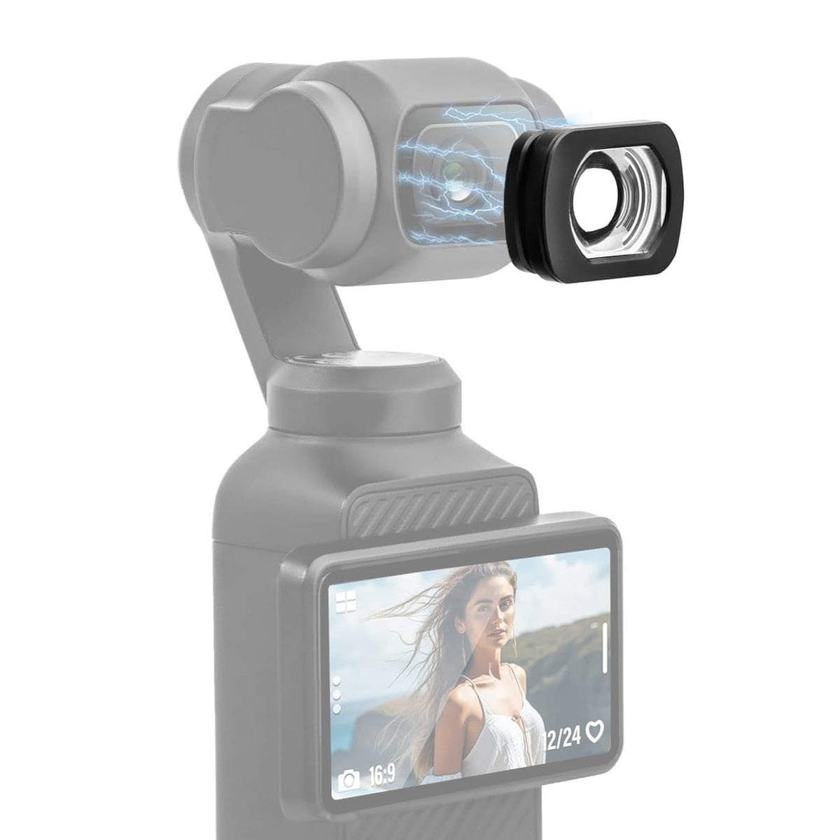 0.72X Magnetic Wide Angle Lens For DJI Osmo Pocket 4/3 (Getzget)