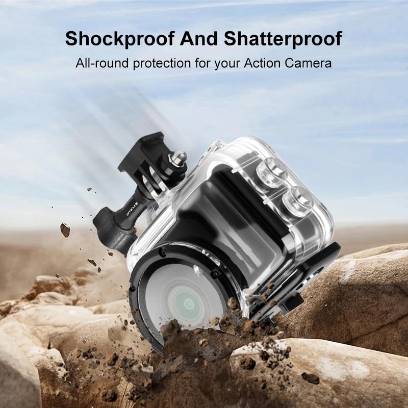 Underwater Waterproof Dive Case for Insta360 GO Ultra Protective Housing Accessories 