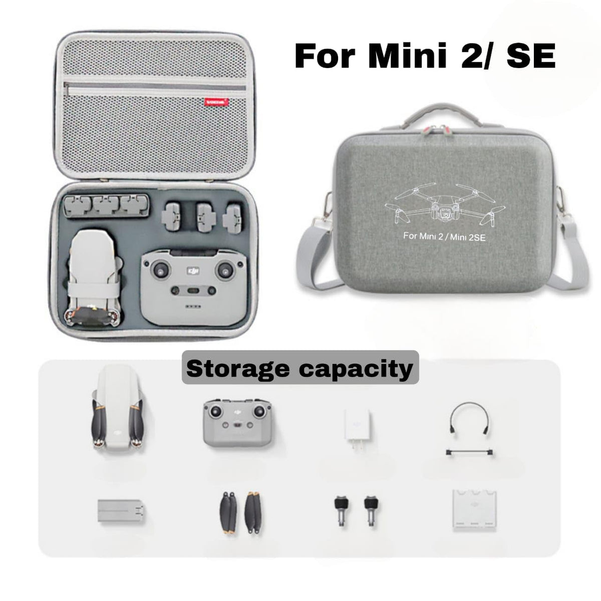 Protective Hard Case for DJI Mini 2 / Mini 2 SE (view 3)