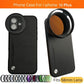 iPhone 16 Plus with Attachable 58mm Lens Nd Filter Aluminum Slot Mobile Cover Accessories 