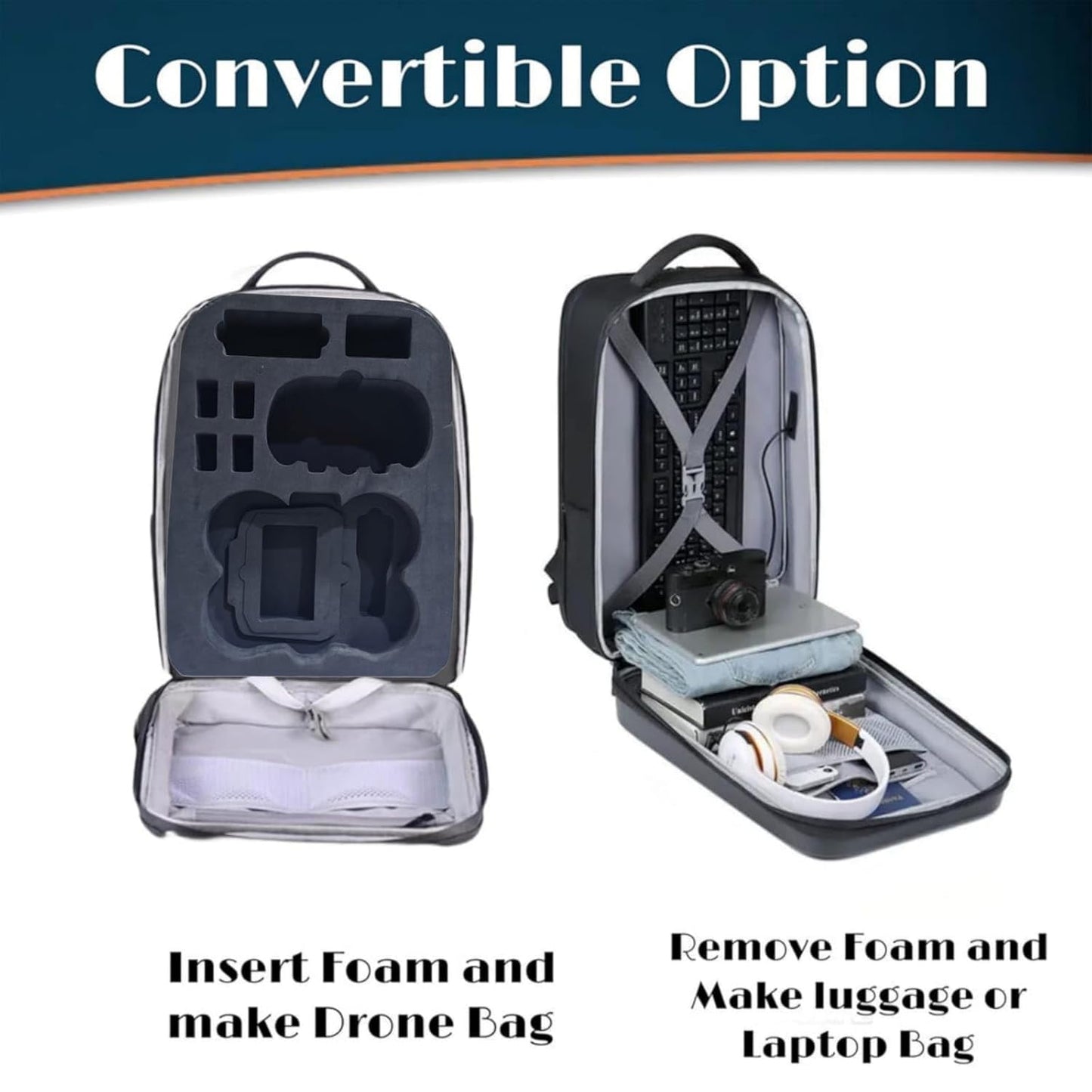 Bag For DJI Avata 360 & Accessories Storage Hard Waterproof Backpack 