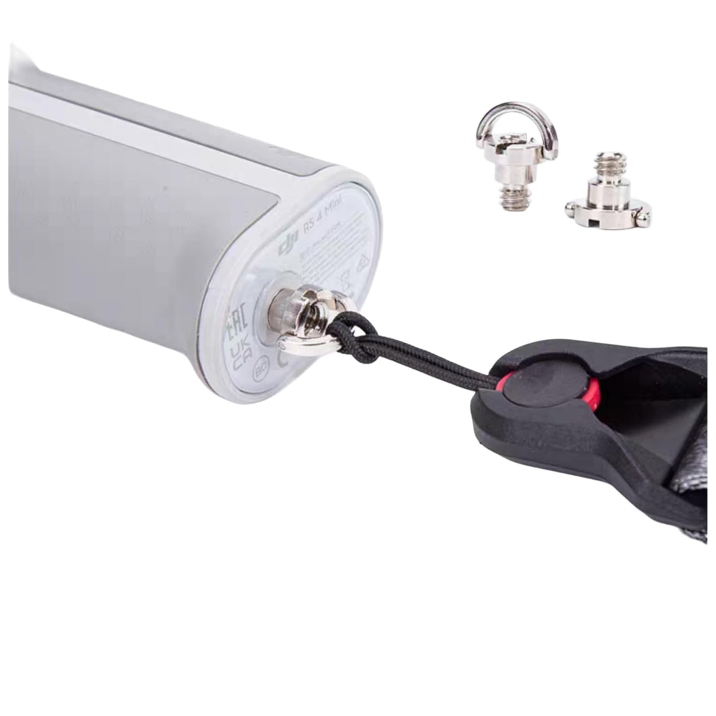 1/4 D Ring Screw For DJI Rs 4 mini gimble, Pocket 3/2/ 1, Osmo 360, Insta 360 X5/ X4/ X3, DSLR and Action Supports 1/4'' Thread for Camera Strap holding mount Accessories. (2pcs)