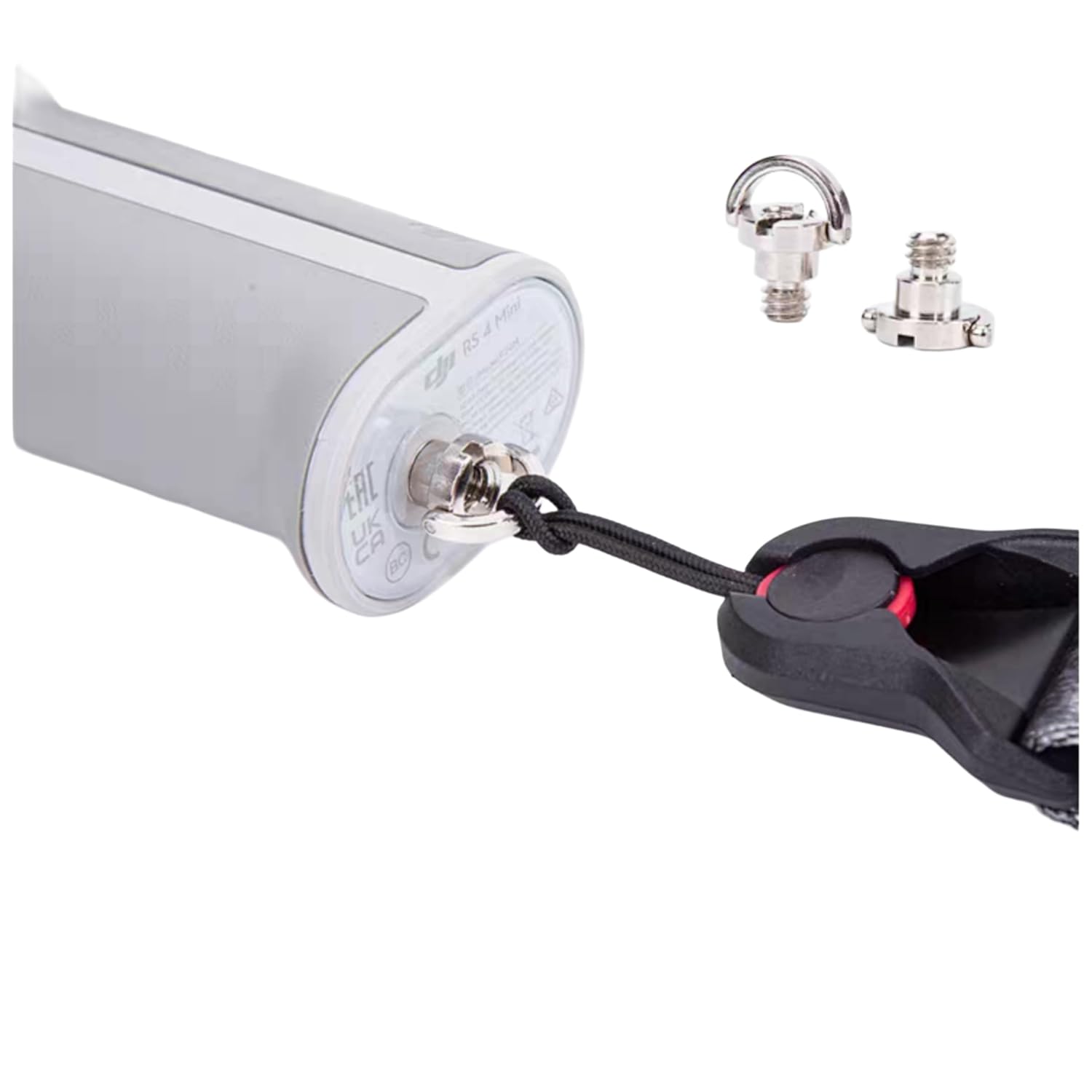 1/4 D Ring Screw For DJI Rs 4 mini gimble, Pocket 3/2/ 1, Osmo 360, Insta 360 X5/ X4/ X3, DSLR and Action Supports 1/4'' Thread for Camera Strap holding mount Accessories. (2pcs)