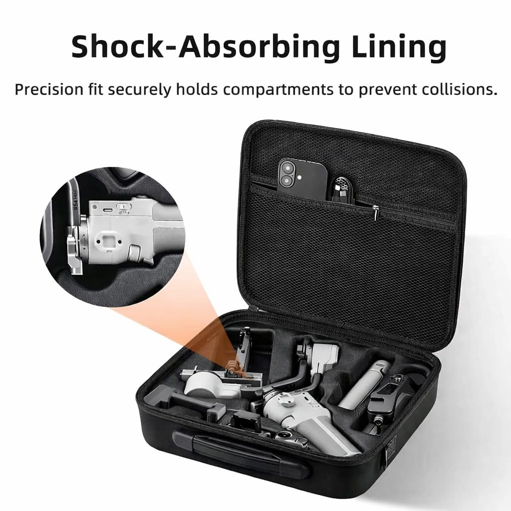 DJI Rs 4 Mini DSLR Gimbal and Accessories Protection Bag (Black)