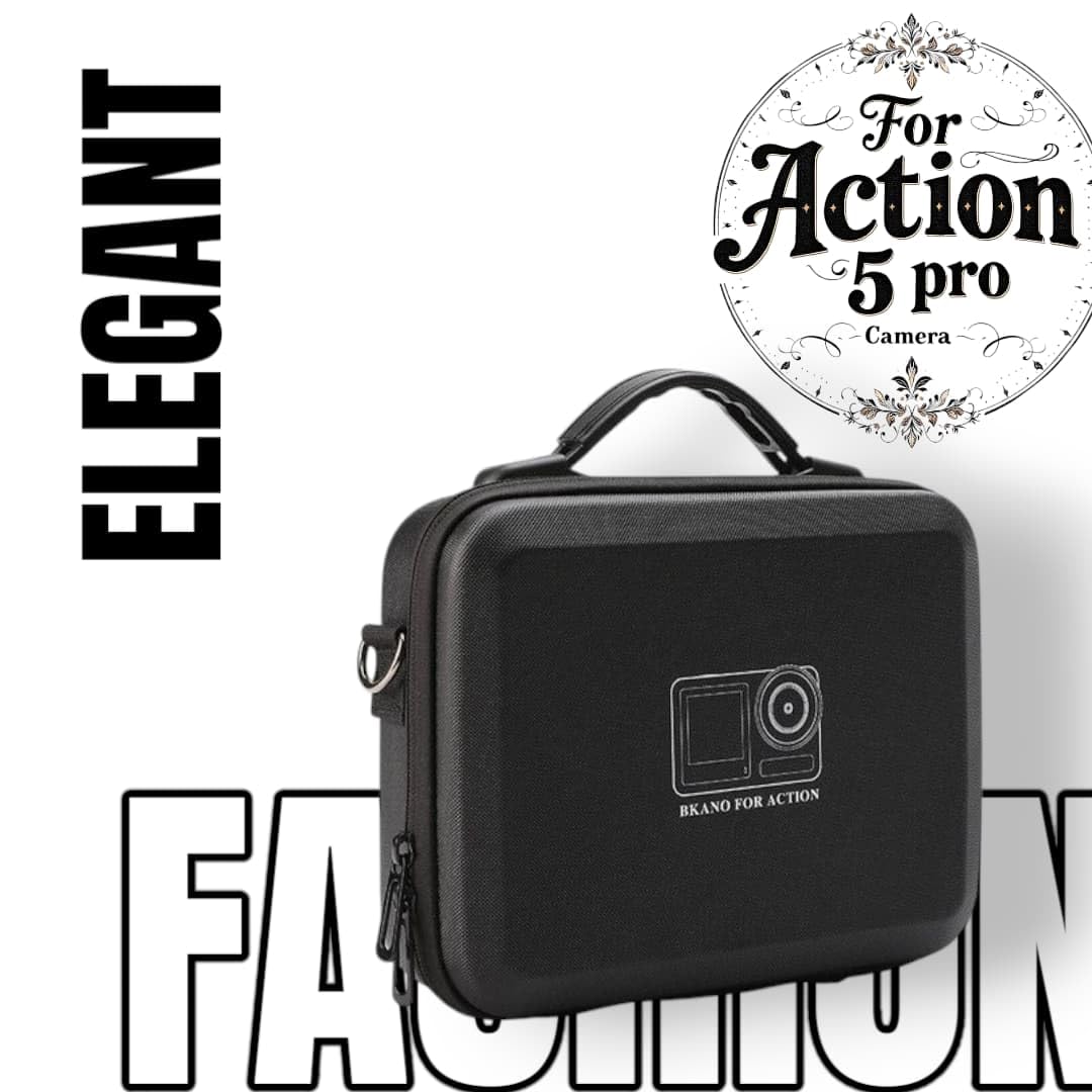 Hard Case for DJI Osmo Action 6, 5 Pro, 4 and 3 Adventure Combo (Black) (view 6)