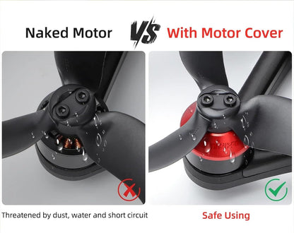 Motor Cover Cap For DJI Avata 2- Durable, Lightweight Protection, and Heat Dissipation Accessories (Black)