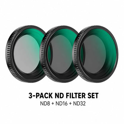 Getzget ND Filter Set For DJI Osmo Nano | ND8, ND16 & ND32 Camera Lens Filter