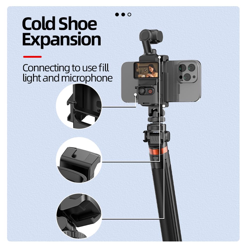 Phone Adapter For DJI Osmo Pocket 3/4/ 4P/ 4 Pro, Smartphone Mount Holder 