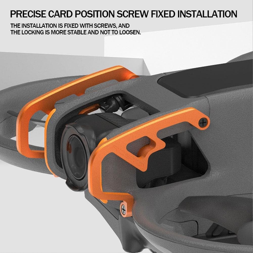 RCSTQ Aluminium Lens Guard for DJI Avata 2 Gimbal Camera (Orange) (view 4)
