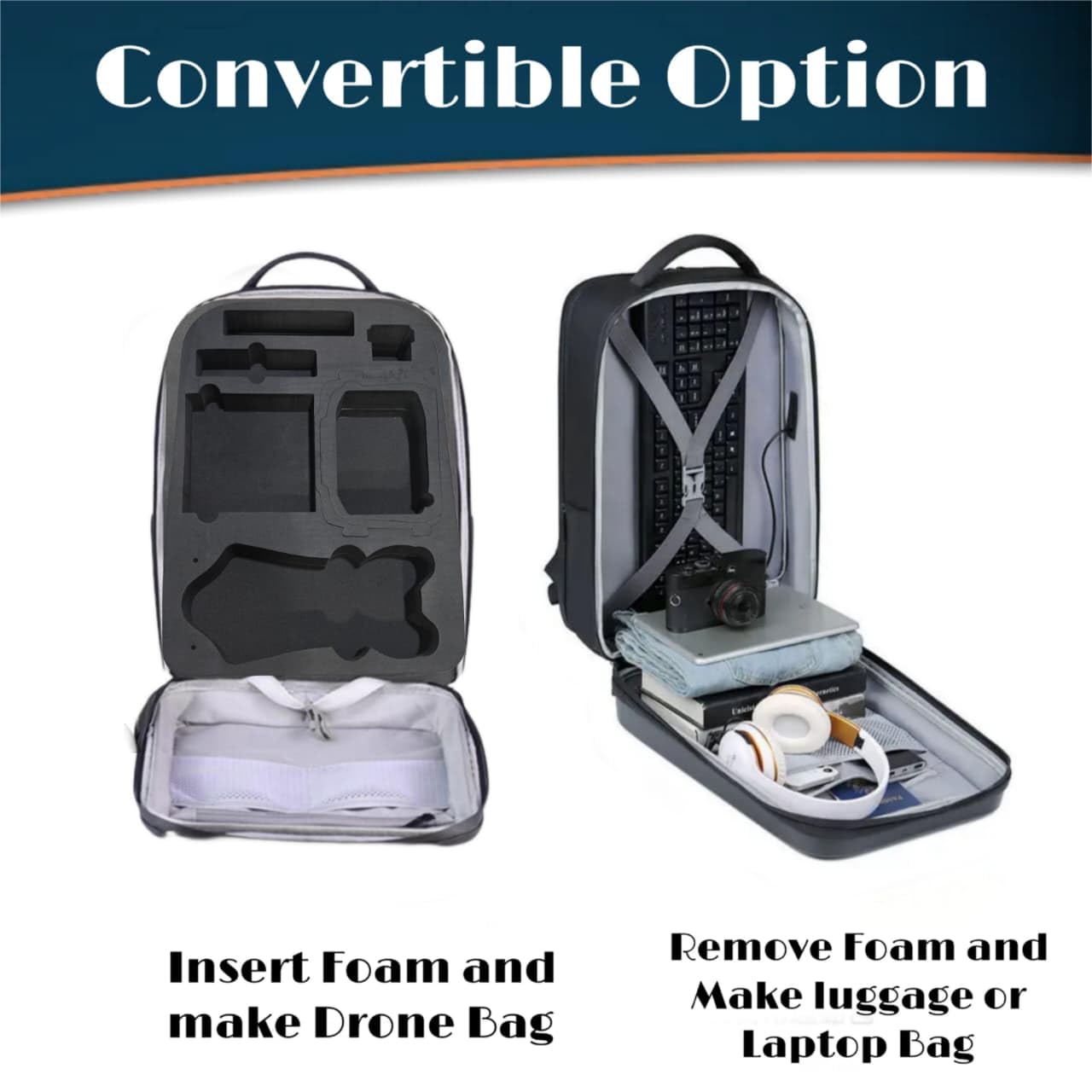 Multipupose Carrying Case Bag for DJI Mavic 4 Pro & Accessories Storage Hard Waterproof Backpack 