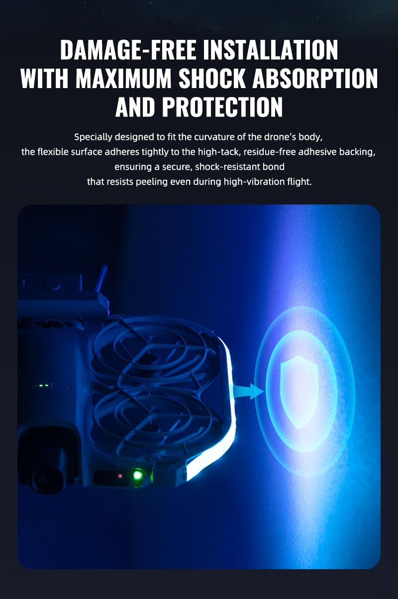 Led Light Strap For Dji Neo 2 Waterproof Lamp Belt 3 Modes & Beautiful Night flying Accessories (muticolor)