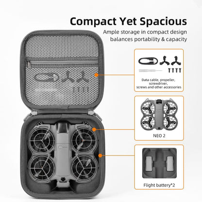 GetZget® DJI Neo 2 Drone Bag & RC N3 Remote Bag Compact Air Travel Protection Case
