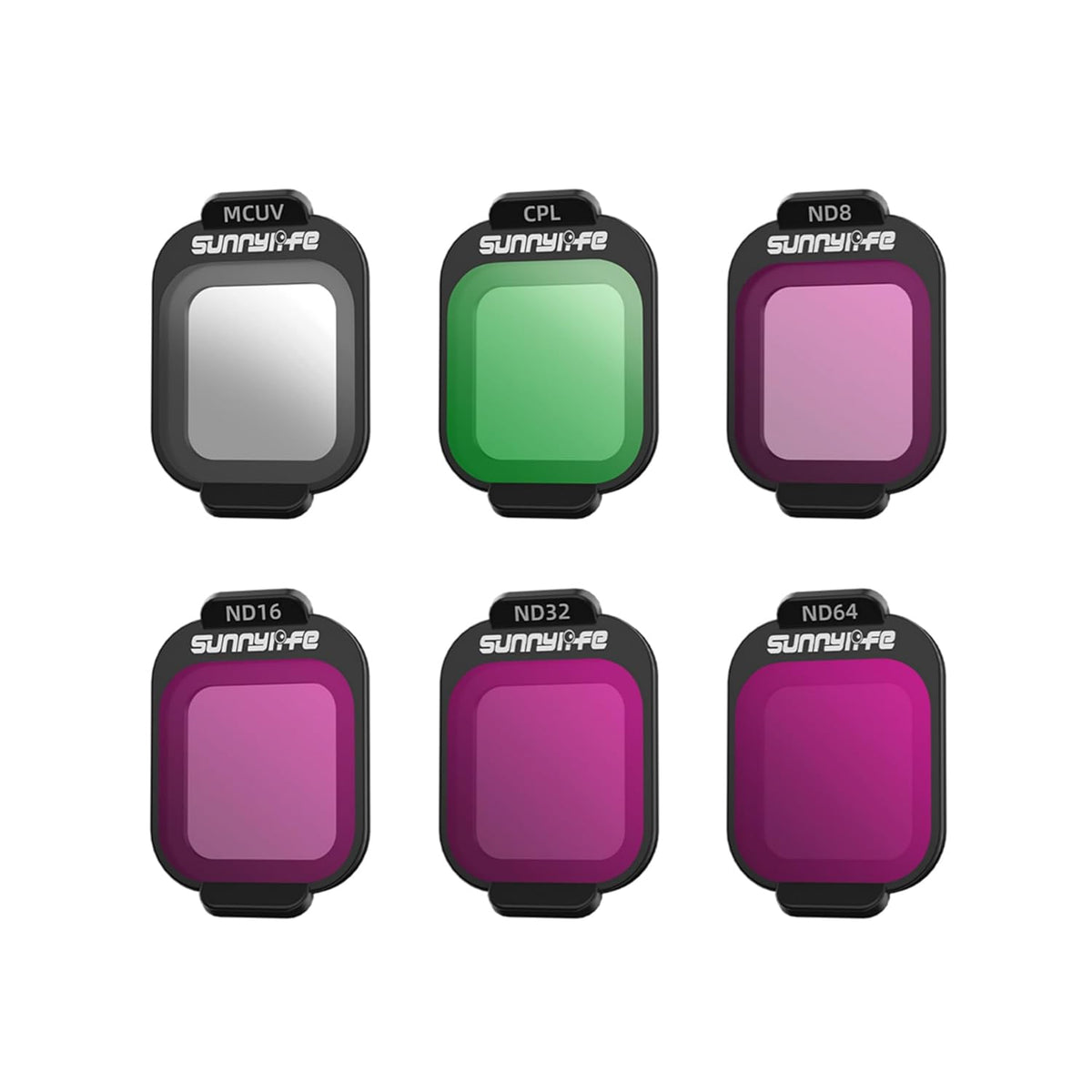 6-in-1 ND Filter Set for DJI Flip and Lito X1 (MCUV, CPL, ND8-ND64)