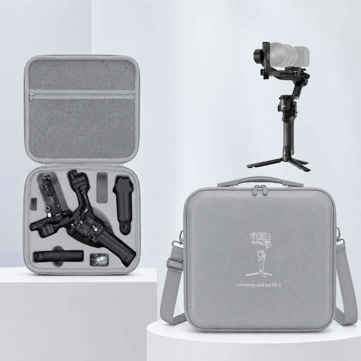  DJI Ronin Rs 5 Gimbal & Accessories Storage Bag (Grey)
