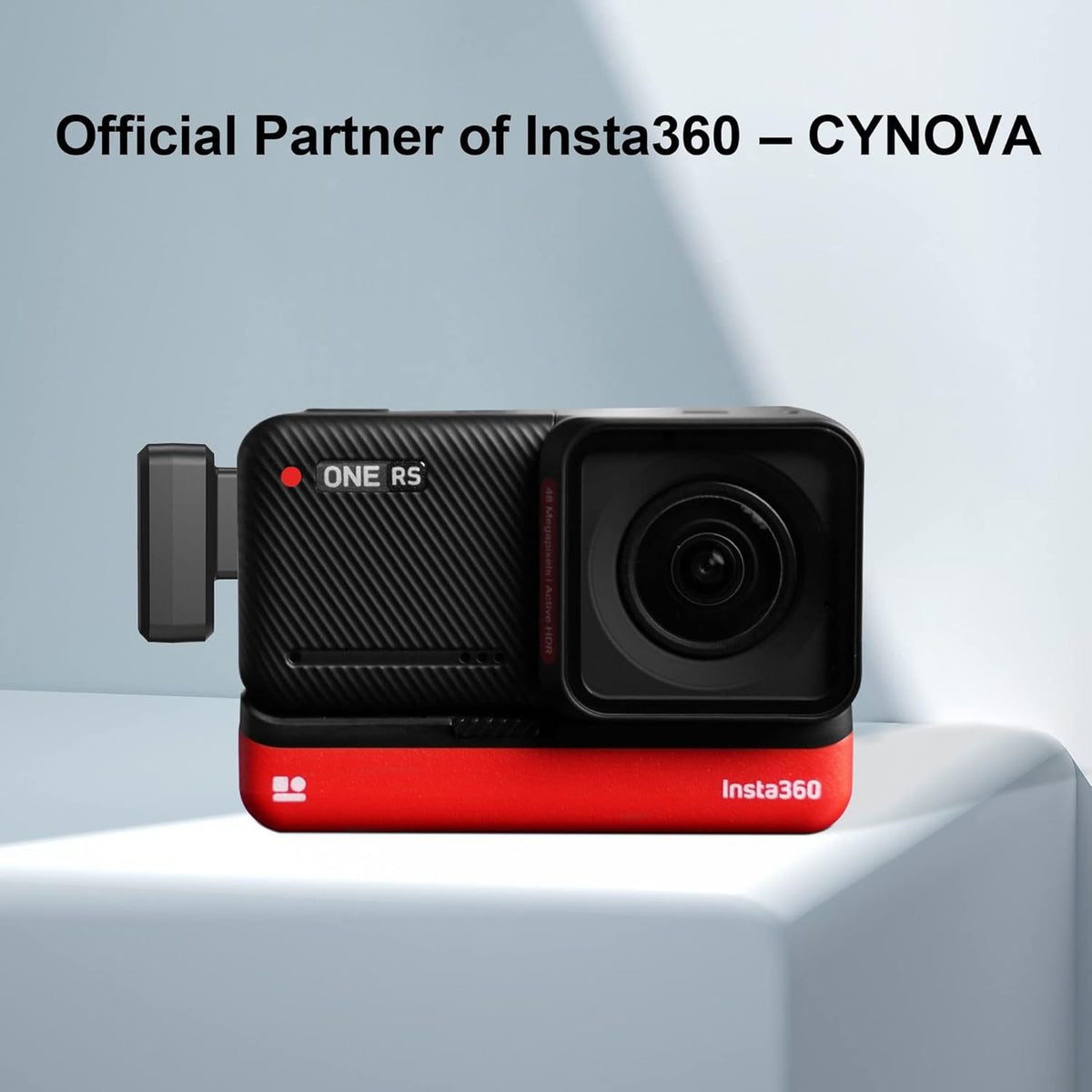 Cynova Dual Mic Adapter for Insta360 One RS (3.5mm and USB-C, Horizontal) (view 6)