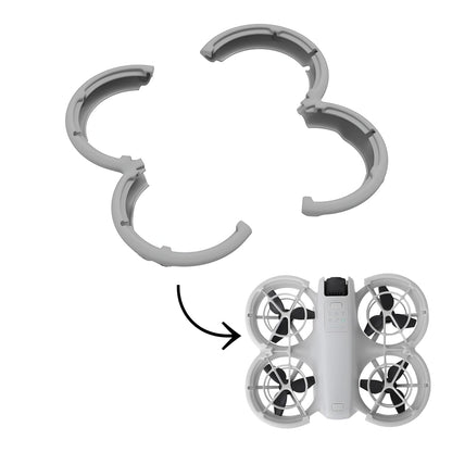 Sunnylife Lightweight Propeller Guard Protector Bumper for DJI Neo Drone Protection Accessories (Grey)