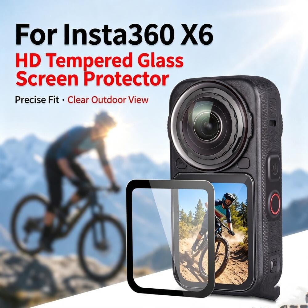  Insta360 One X6 Screen Tempered Glass 