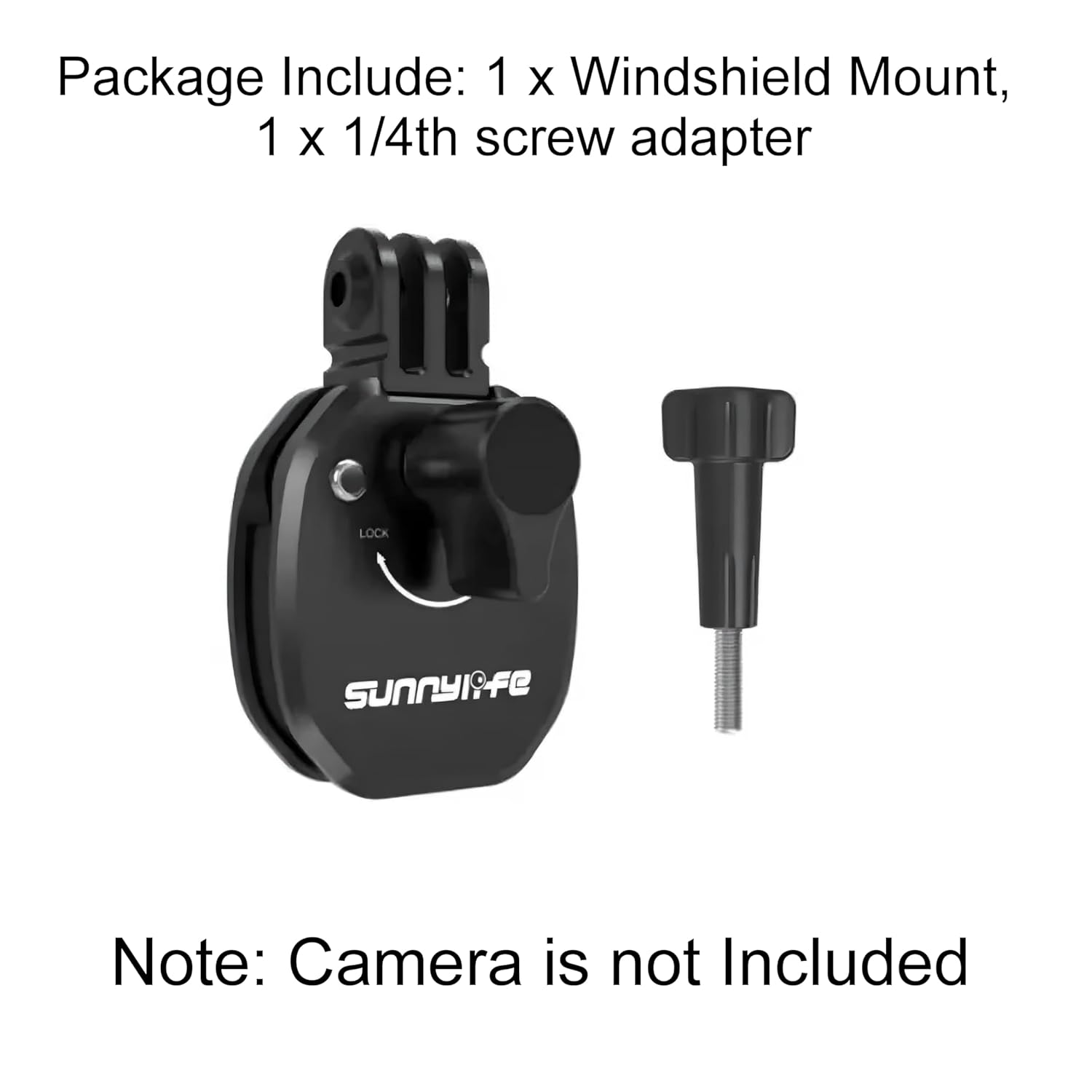 Motorcycle Windshield Mount For DJI Osmo 360, Pocket 3, Action 4/5/5pro, Insta 360 X5/X4/X3, Go Pro Hero 12/11/10 Action Camera Accessory