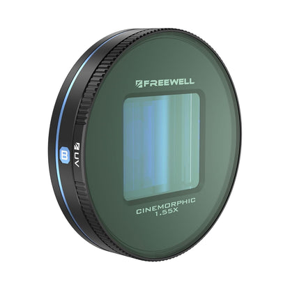 Freewell 1.55x Blue Anamorphic Lens For Freewell Sherpa iPhone/Galaxy Cases
