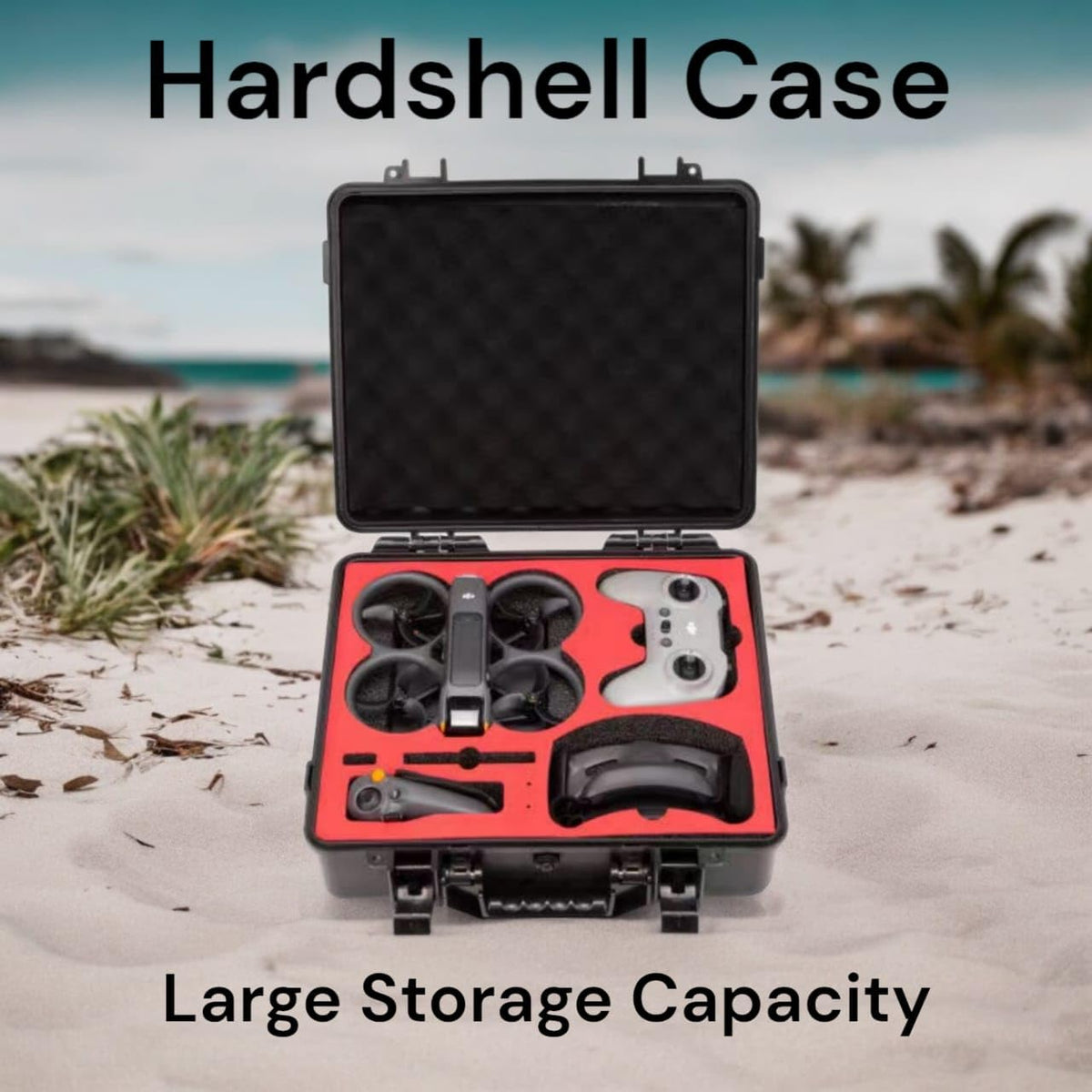 Waterproof Hard Shell Case for DJI Avata 2 and Accessories (view 4)