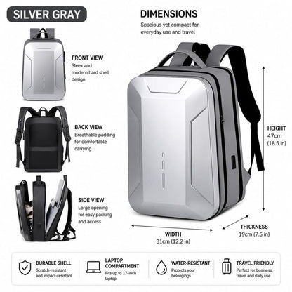 GetZget® Multipurpose Carrying Case Bag For Dji Avata & Accessories with Safety Belt & EVA Foam Hard Shell Waterproof Backpack