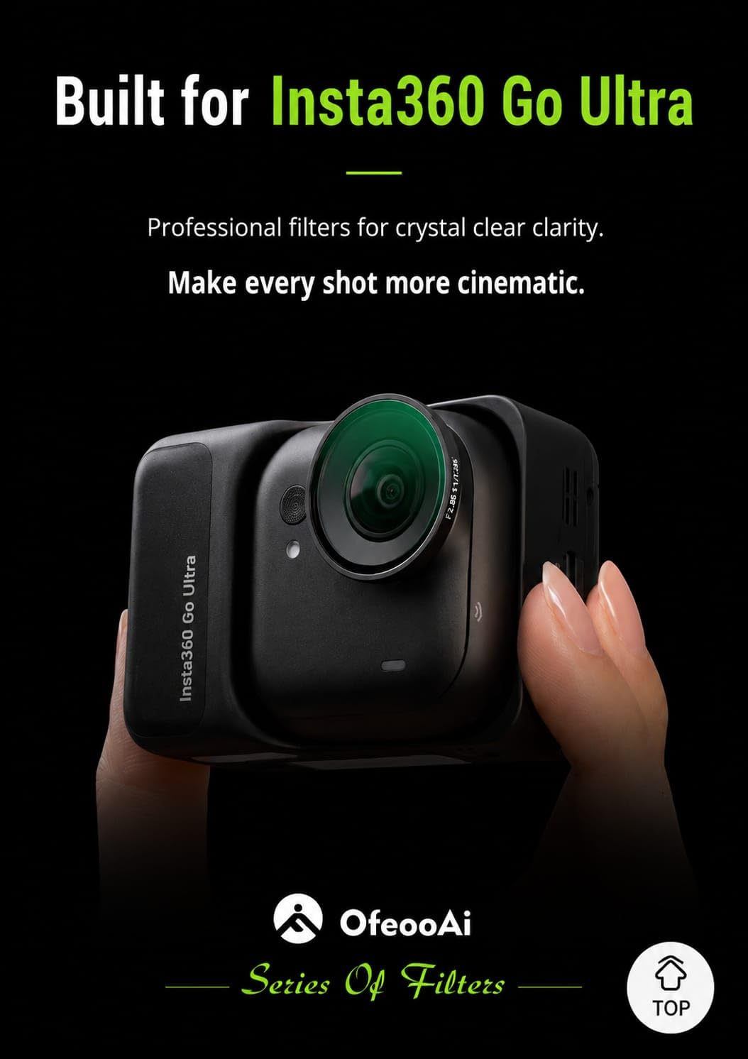 Getzget CPL+ND Filter Set for Insta360 GO Ultra