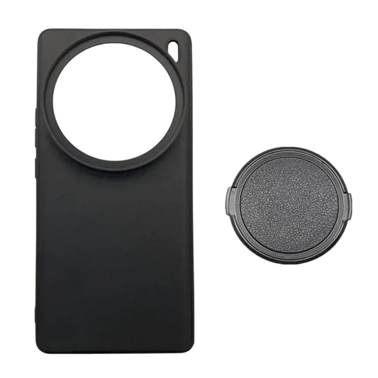 Phone Case For Vivo X100 Pro with Lens Cap Cover Support 67 mm ND Filter Lens Accessories (Black)
