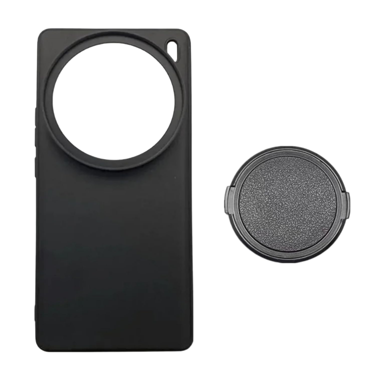 Phone Case For Vivo X100 Pro with Lens Cap Cover Support 67 mm ND Filter Lens Accessories (Black)