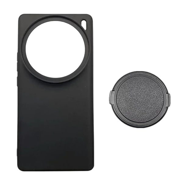 67mm Filter Phone Case for Vivo X100 Pro with Lens Cap (Black)