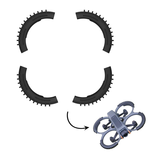 TPU Propeller Guard Bumper for DJI Avata 2 (Black)