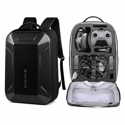 Multipurpose Hard Shell Waterproof Backpack bag for DJI Avata 2 & Accessories  (Avata 2 Bagpack, Black)