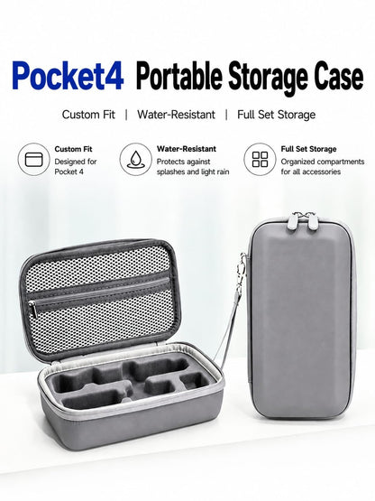 GetZget® Carrying Case For DJI Osmo Pocket 4 Water Splash Proof Protective Storage Hand Bag