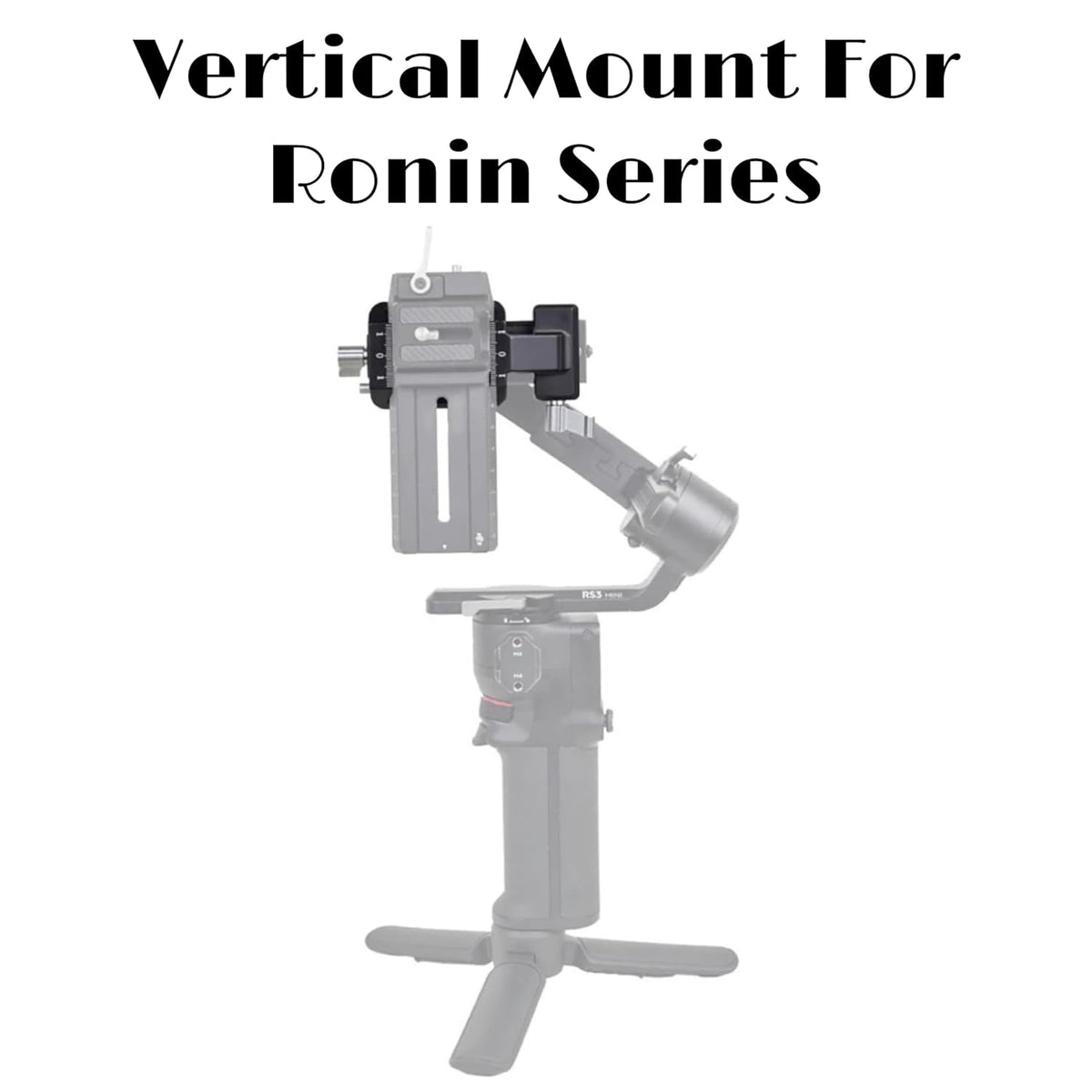 Vertical Clapper Board DSLR Mount for DJI Ronin RS 3, RS 3 Pro and RS 2 (view 2)