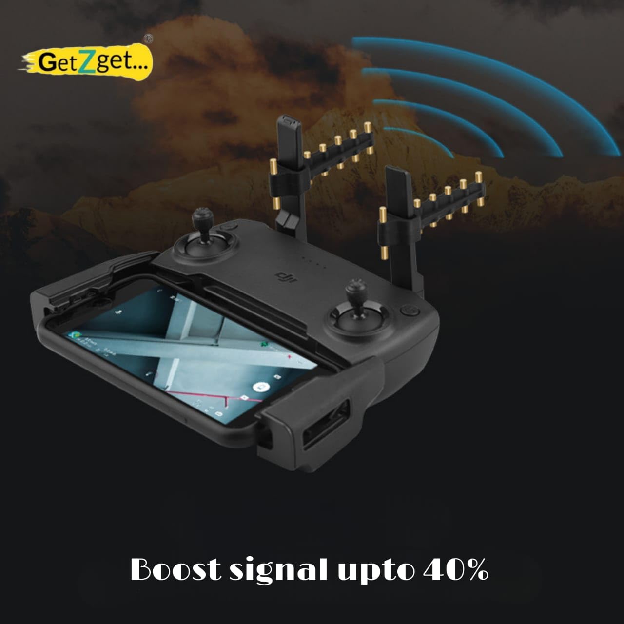 Yagi Antenna Range Extender Signal Booster 5.8Ghz for DJI Mavic Mini, Mini 4 Pro, Spark, Mavic Air, Air 3, Mavic Pro, Mavic 2 pro, Avata, FPV Goggles 2 Accessories Rc2 Remote