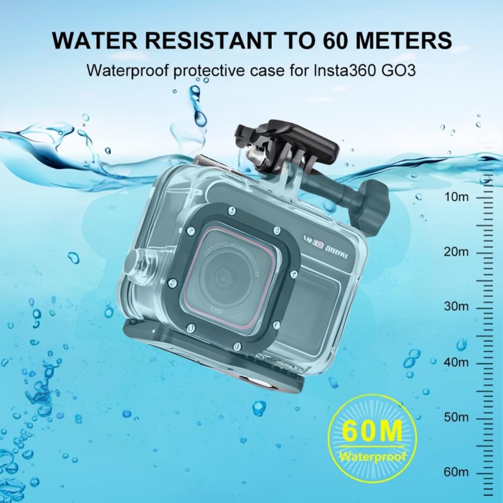 Waterproof Underwater Dive Case for Insta360 Ace Pro (view 2)