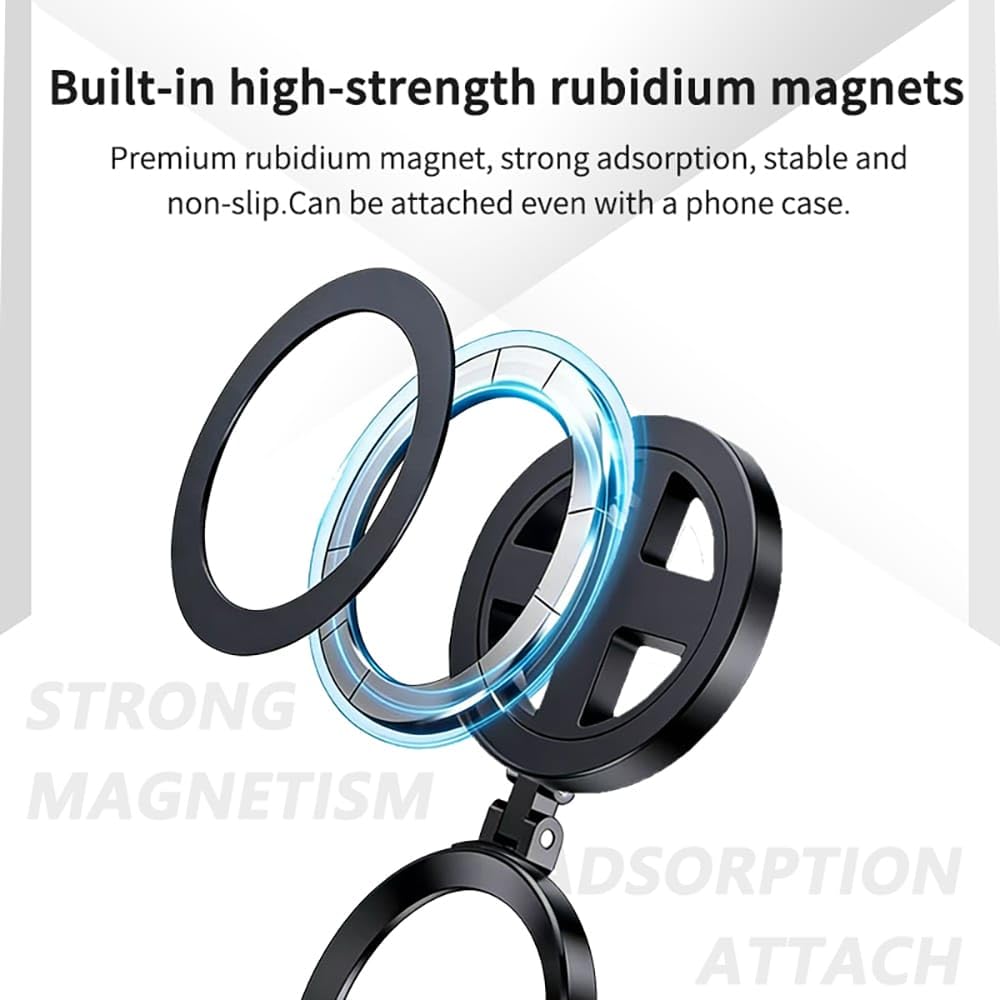 Magnetic 52mm Lens Filter Foldable Adapter with Rotatable ND2 to ND400 Filter
