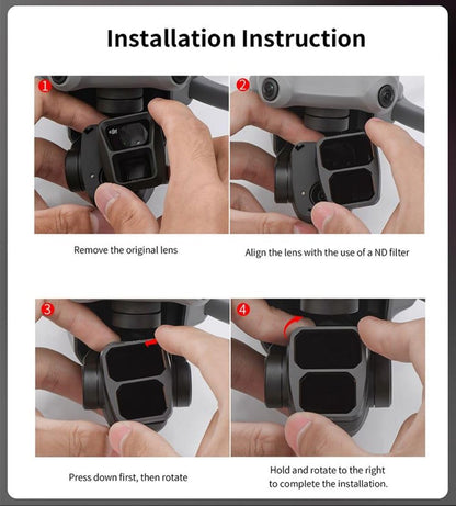 Nd Filters Set for DJI Mavic Air 3 Gimbal Camera