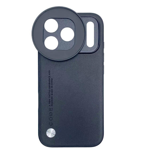 Phone Case For iPhone 17 Pro for 58mm Lens Nd Filter Attachable Aluminum Slot Mobile Cover
