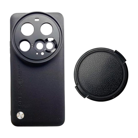 GetZget® Xiaomi MI 15 Ultra 17mm Phone Case with Lens Cap Cover Support 67mm ND Filter 17mm Lens Accessories (Black) (MI 15 Ultra Case)