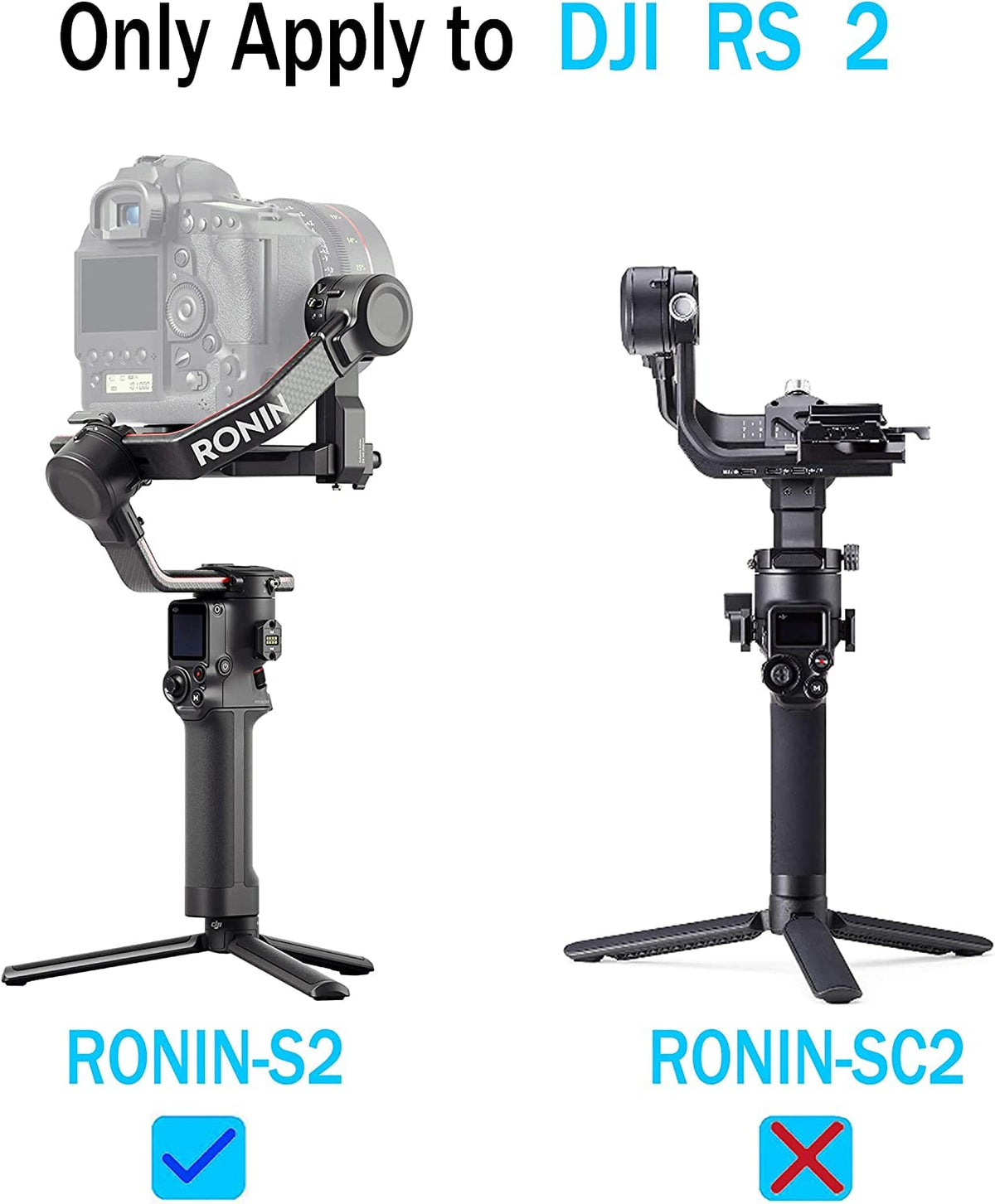 9H Tempered Glass Screen Protector for DJI Ronin RS 2 (2.5D, Pack of 2) (view 7)