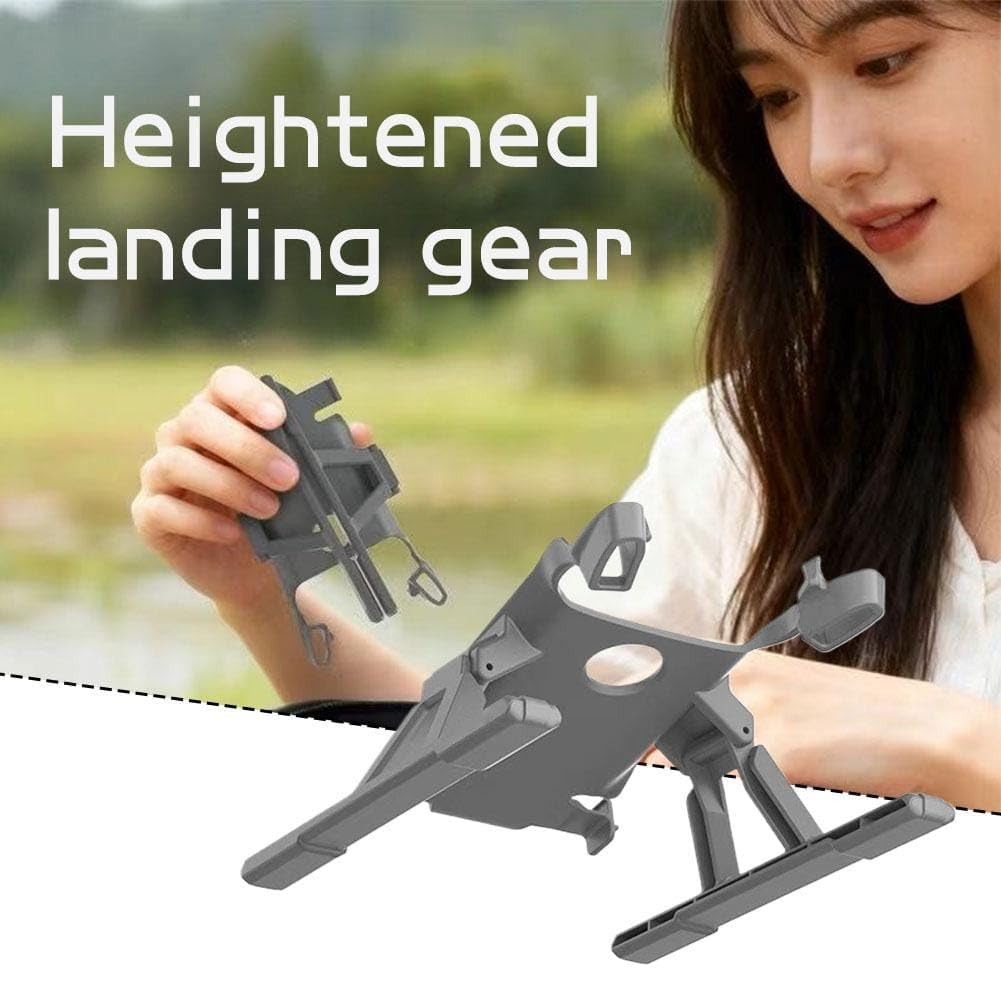 GetZget® CY-NOVA Height Extender Compatible with Dji Mini 5 Pro,Foldable Extended Landing Gear Legs Kit protector Accessories.