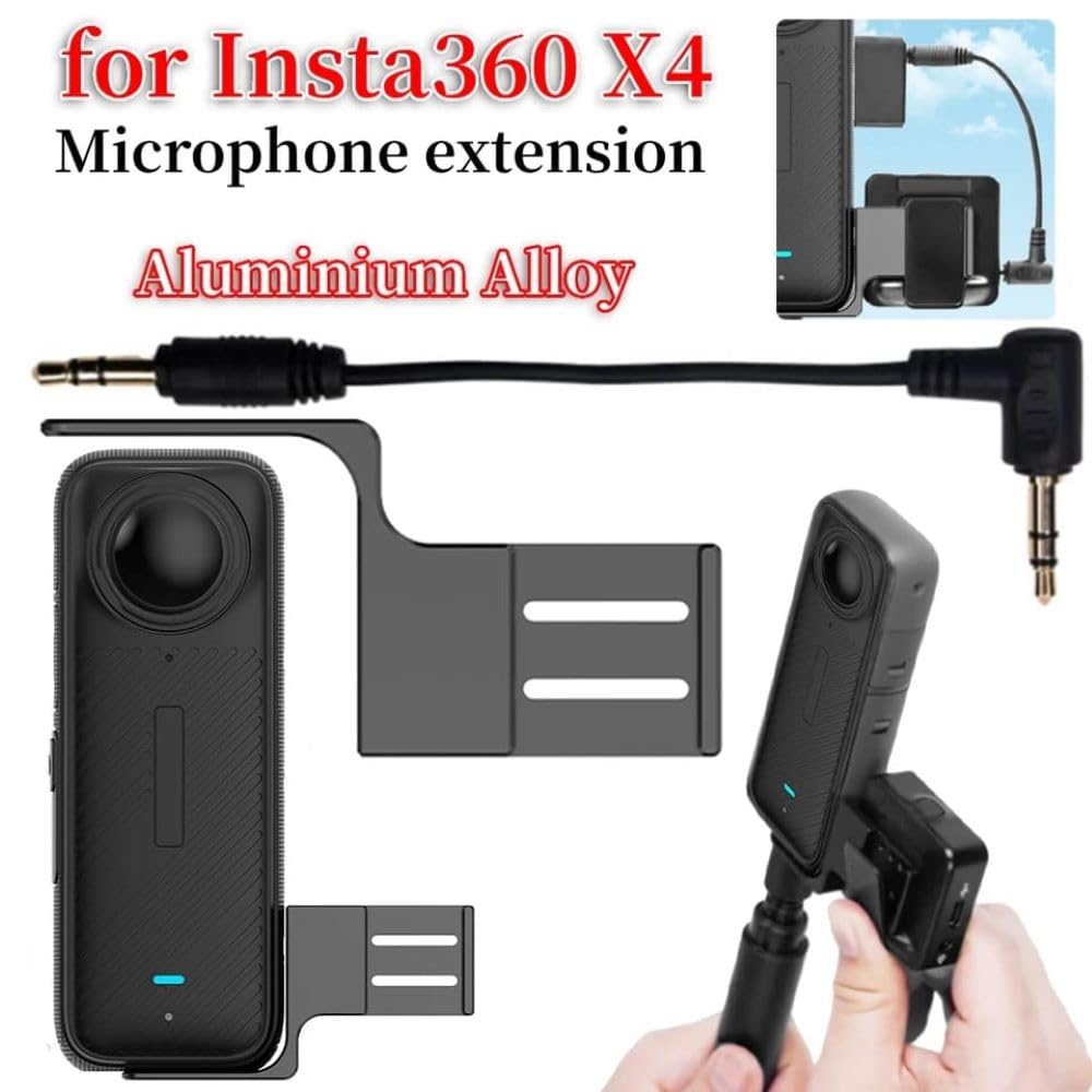 External Mic Mount Bracket for Insta360 X4, X3 and X2 (view 5)