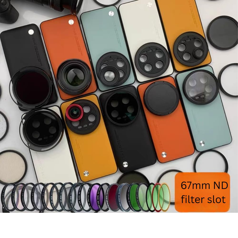 MI 14 Ultra 17mm Phone Case with Lens Cap Cover Support 67mm ND Filter 17mm Lens Accessories 