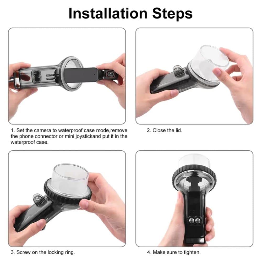 Waterproof Underwater Dive Case for DJI Osmo Pocket 2 (view 8)