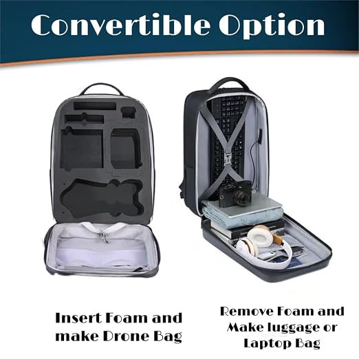 Bag For DJI Mavic 4 Pro Drone & Accessories Storage Hard Waterproof Backpack with Safety Belt & EVA Foam