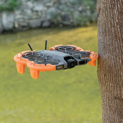 GetZget® Props Guard Bumper Protective TPE Cover For Dji Neo 2 Propeller Guard Protector Accessories (Orange)